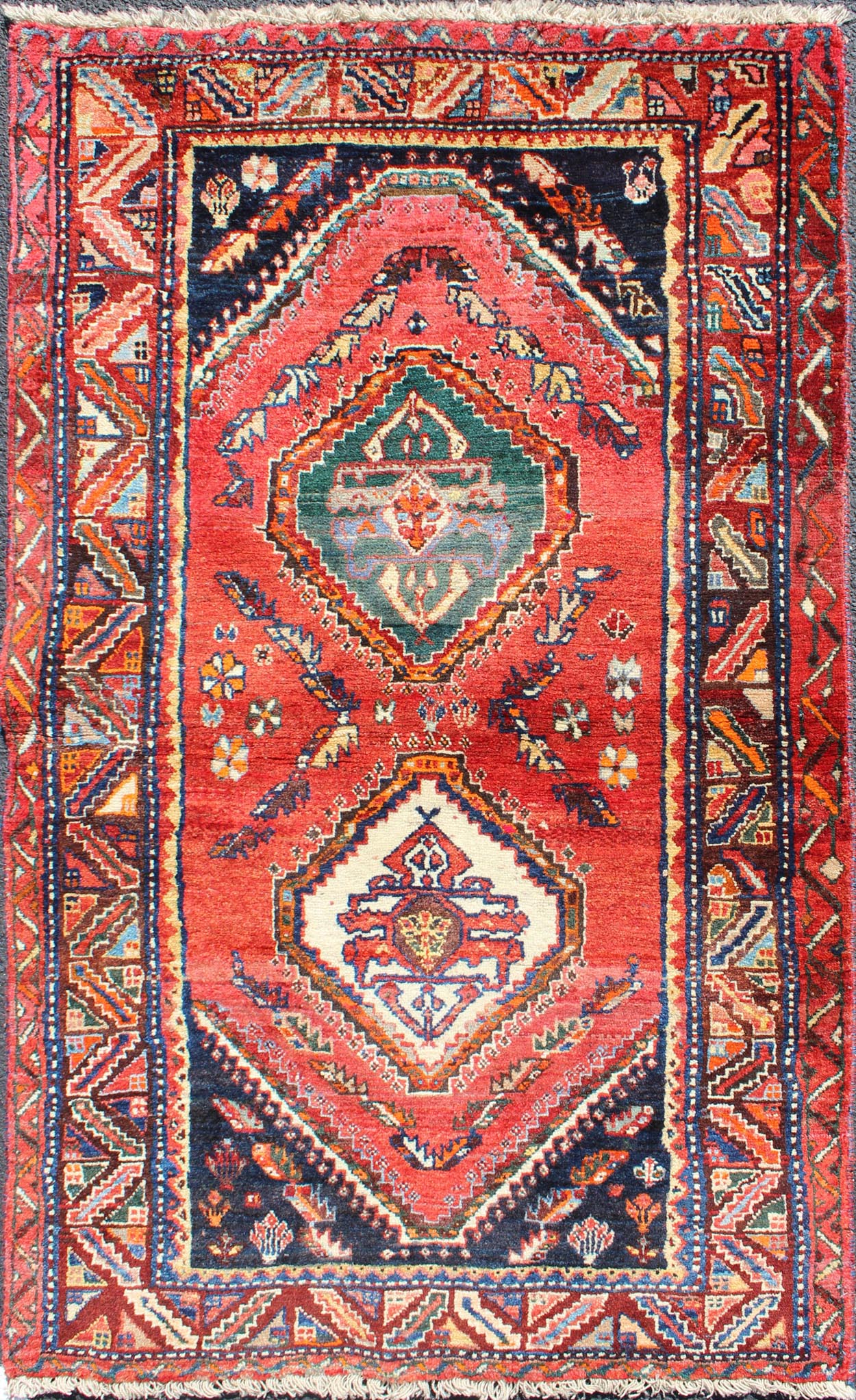 Antique Qashqai Rug 1090511 Qashqai 2'0" x 3'0" Wool All